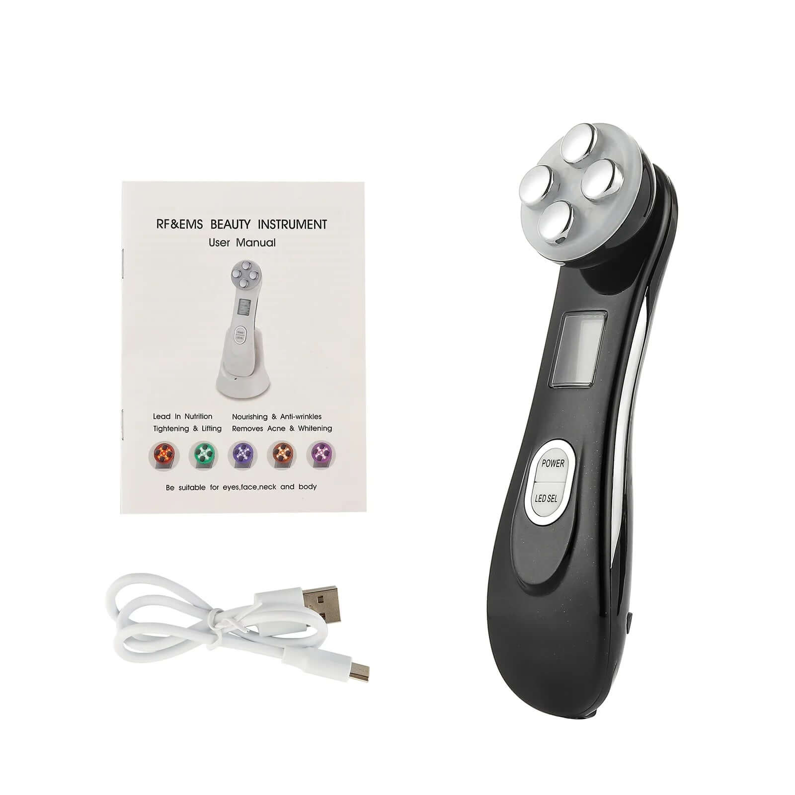 EMS Electroporation LED Photon Beauty Device - Viva Bella