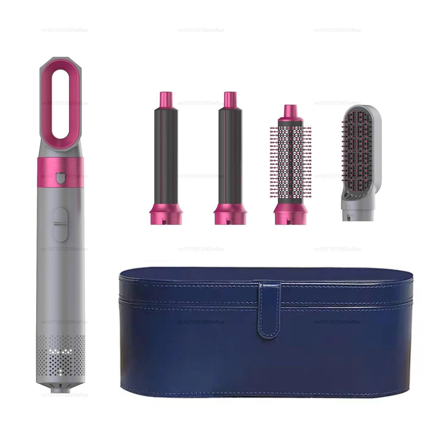 2025 New 5-in-1 Hair Dryer Hot Comb Set Professional Curling Iron Hair Straightener Styling Tool for Dyson Airwrap Hair Dryer Ho - Viva Bella