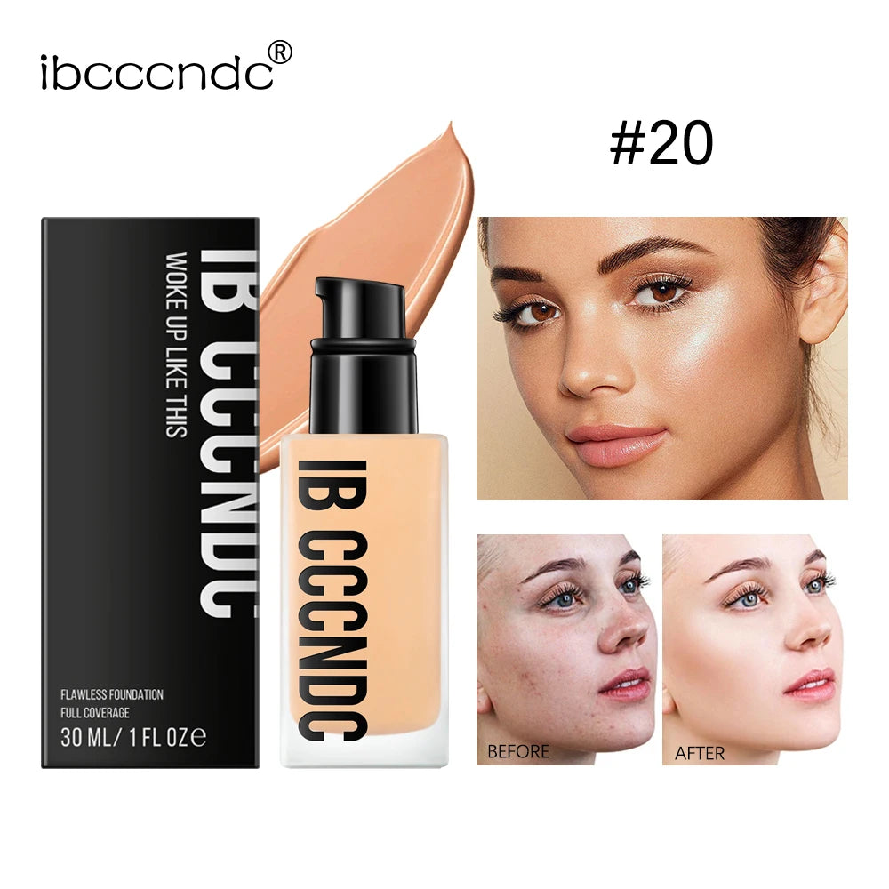 Make Up Foundation Cream for Face High Coverage Foundation Foundations Makeup Waterproof Korean Makeup Base Cosmetic Mist Cc Bb - Viva Bella