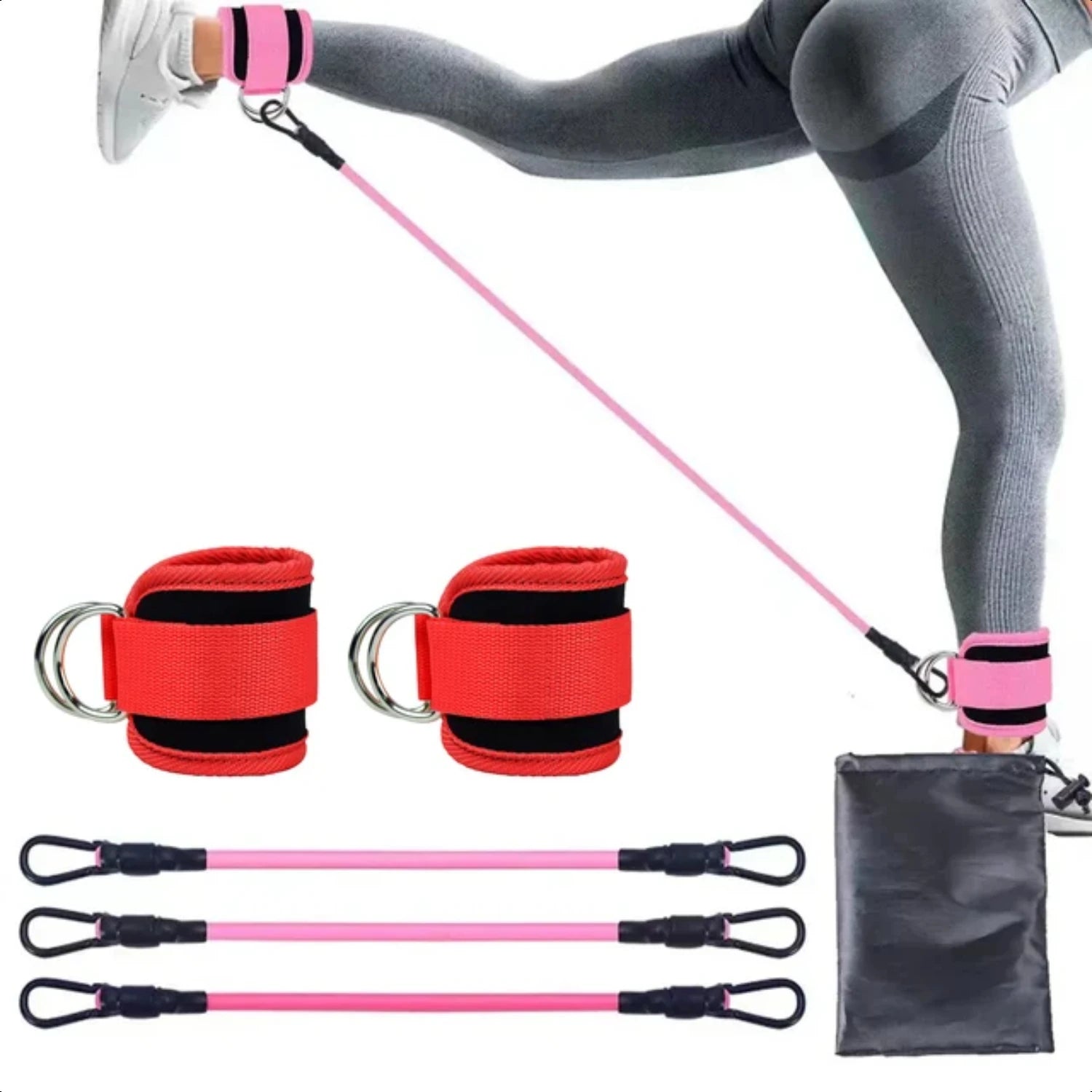 Ankle Straps Resistance Bands Set - Viva Bella