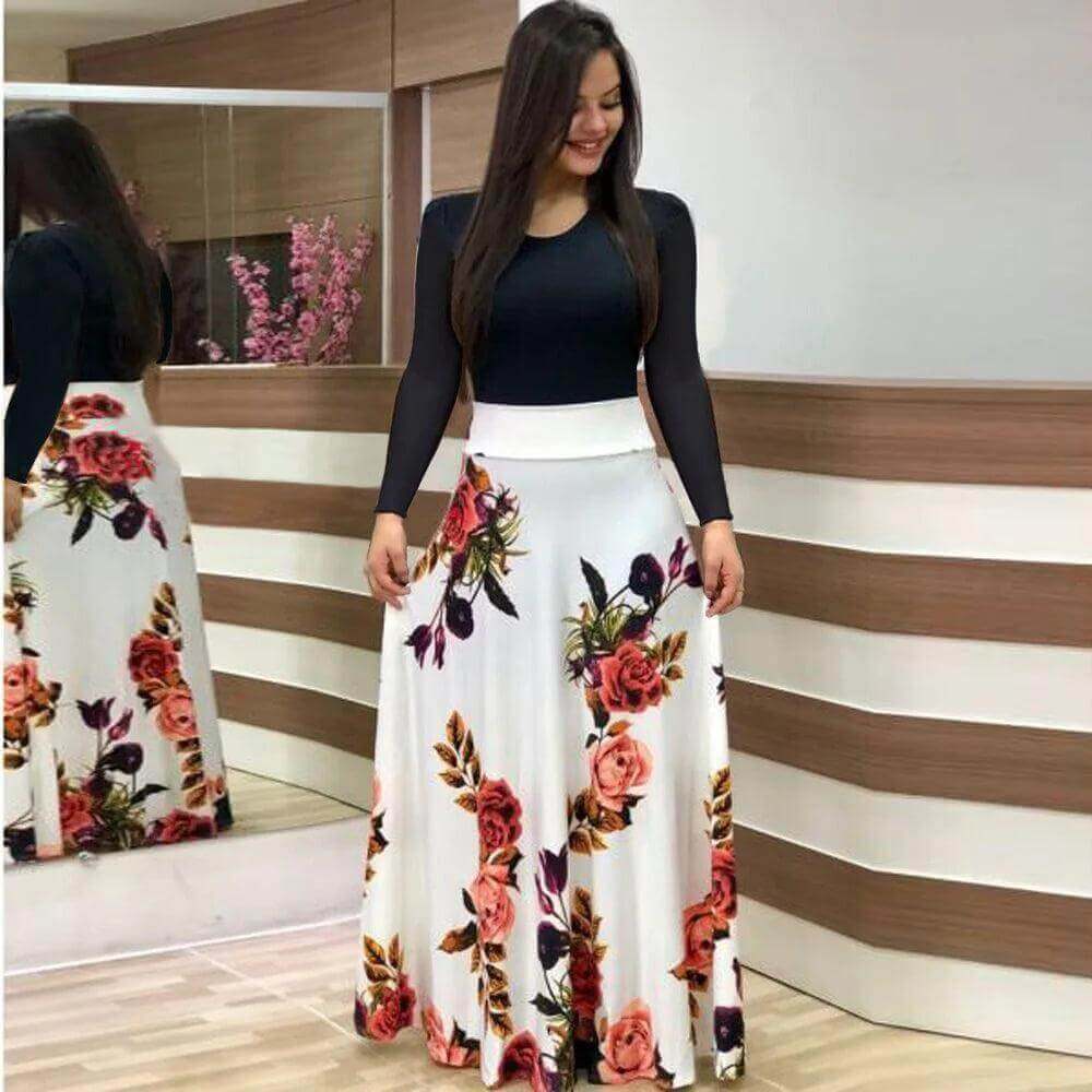 Floral Print Swing Dress – Summer Style for Effortless Elegance - Viva Bella