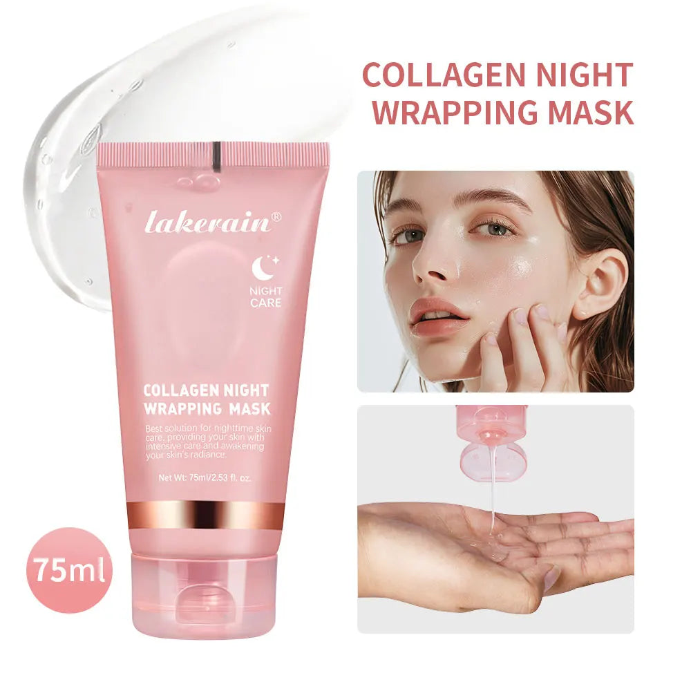 Korean Deep Collagen Mask Peel Off Mask Face Anti Wrinkle Lifting  Skin Care Masks Bio Pack Night Wrapping Woman Overnight Skin - Viva Bella
