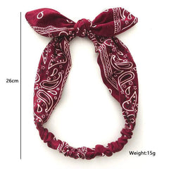 Boho Cross Knot Headbands - Vintage Elastic Hair Accessories - Viva Bella