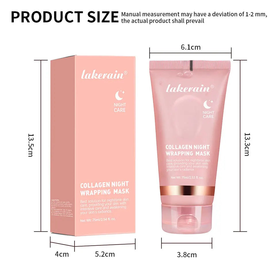 Korean Deep Collagen Mask Peel Off Mask Face Anti Wrinkle Lifting  Skin Care Masks Bio Pack Night Wrapping Woman Overnight Skin - Viva Bella
