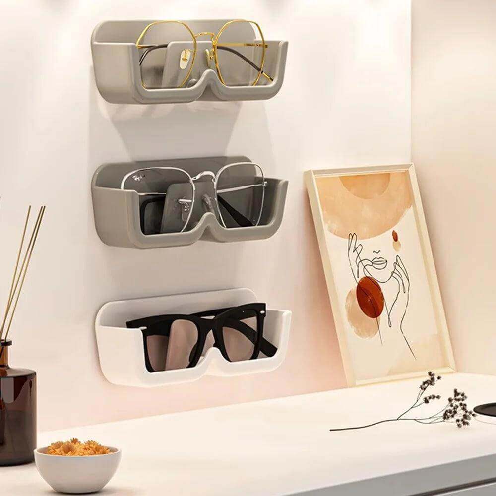 Wall-Mounted Glasses Display Cabinet - Sunglasses Organizer - Viva Bella