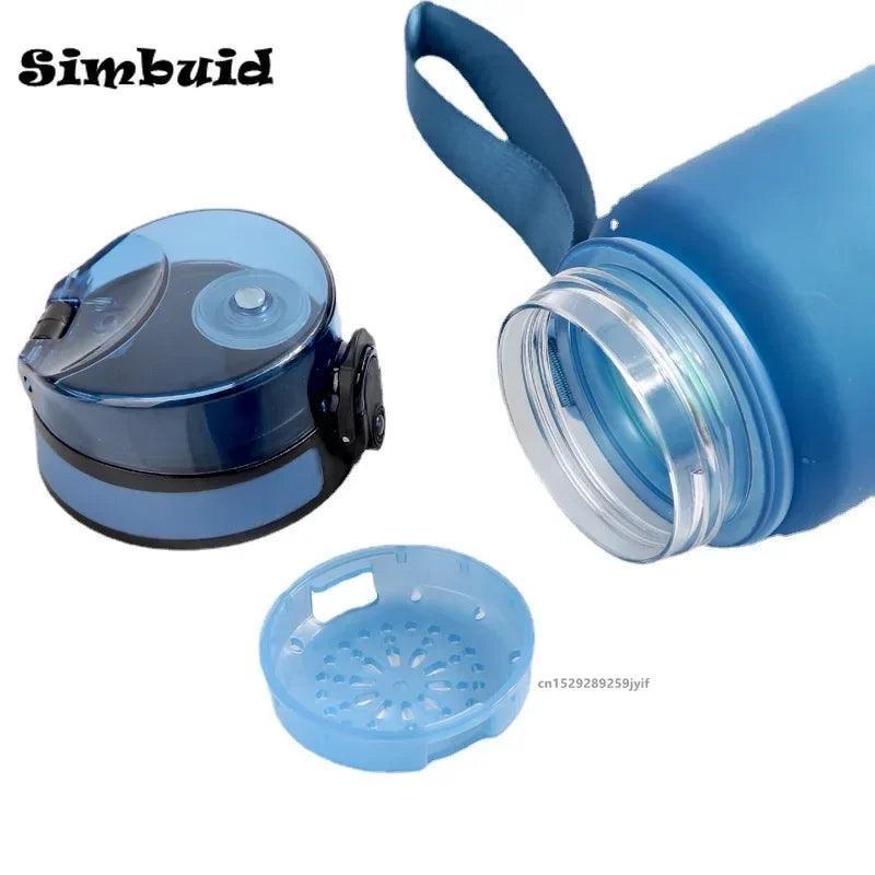 1 Liter Large Capacity Sports Water Bottle Leak Proof Colorful Plastic Cup Drinking Outdoor Travel Portable Gym Fitness Jugs - Viva Bella