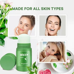 New Hot Green Tea Solid Cleansing Mask Dispel Acne Blemish Mark Remove Blackhead Acne Hydrating Moisturizing Deep Cleansing Mask - Viva Bella