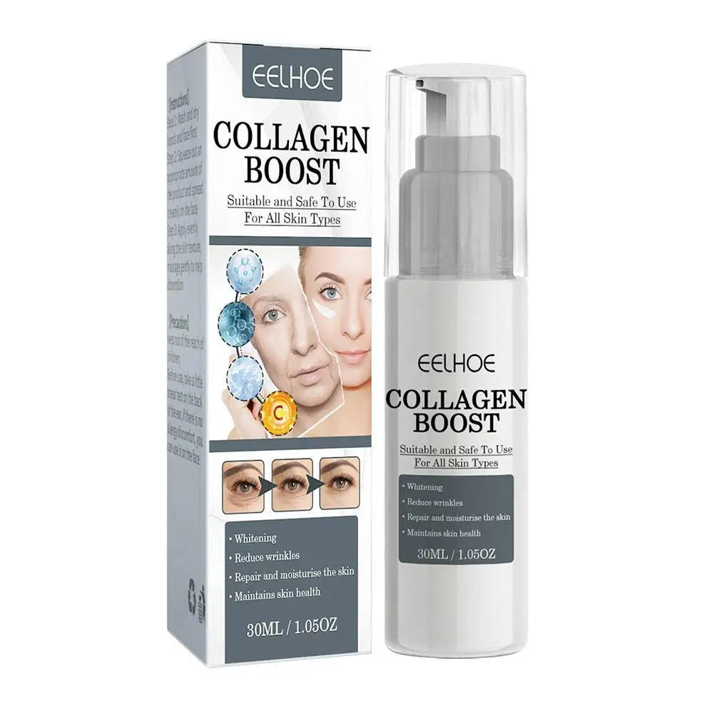 1/2/3pcs 30ml Collagen Boost Firming Essence Cream Fade fine lines Face brightening lightining Serum Cream skin care for women - Viva Bella