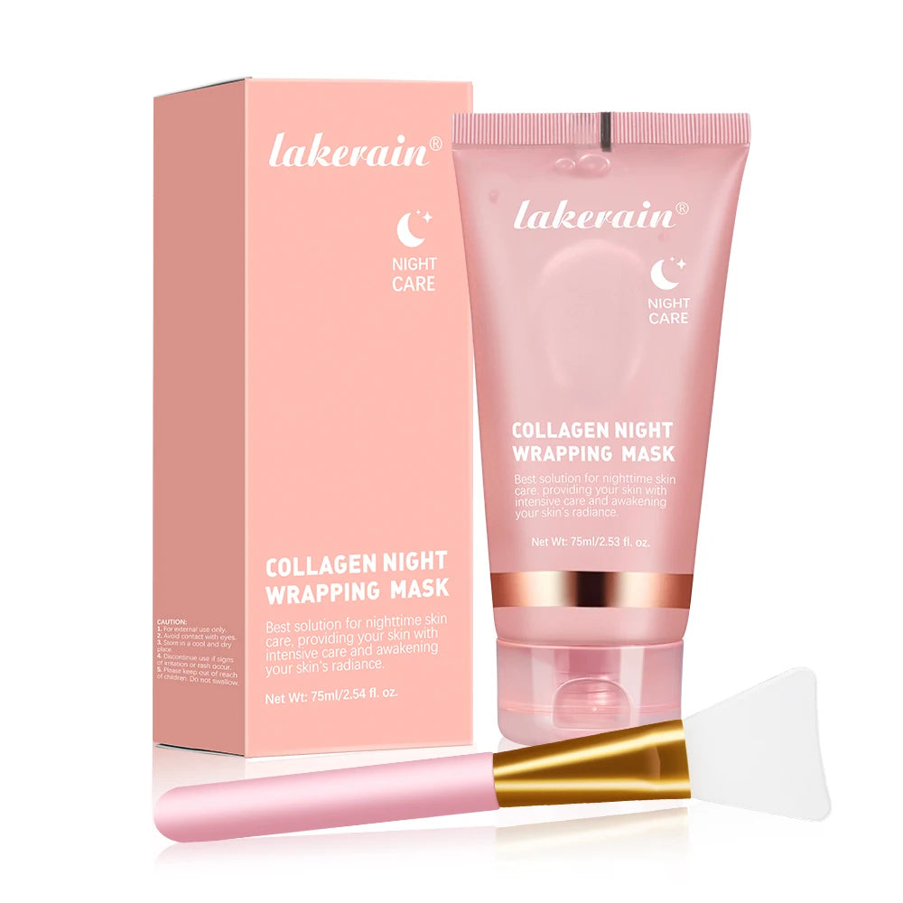 Korean Deep Collagen Mask Peel Off Mask Face Anti Wrinkle Lifting  Skin Care Masks Bio Pack Night Wrapping Woman Overnight Skin - Viva Bella
