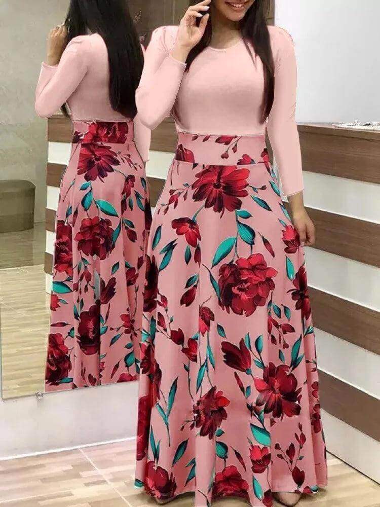 Floral Print Swing Dress – Summer Style for Effortless Elegance - Viva Bella