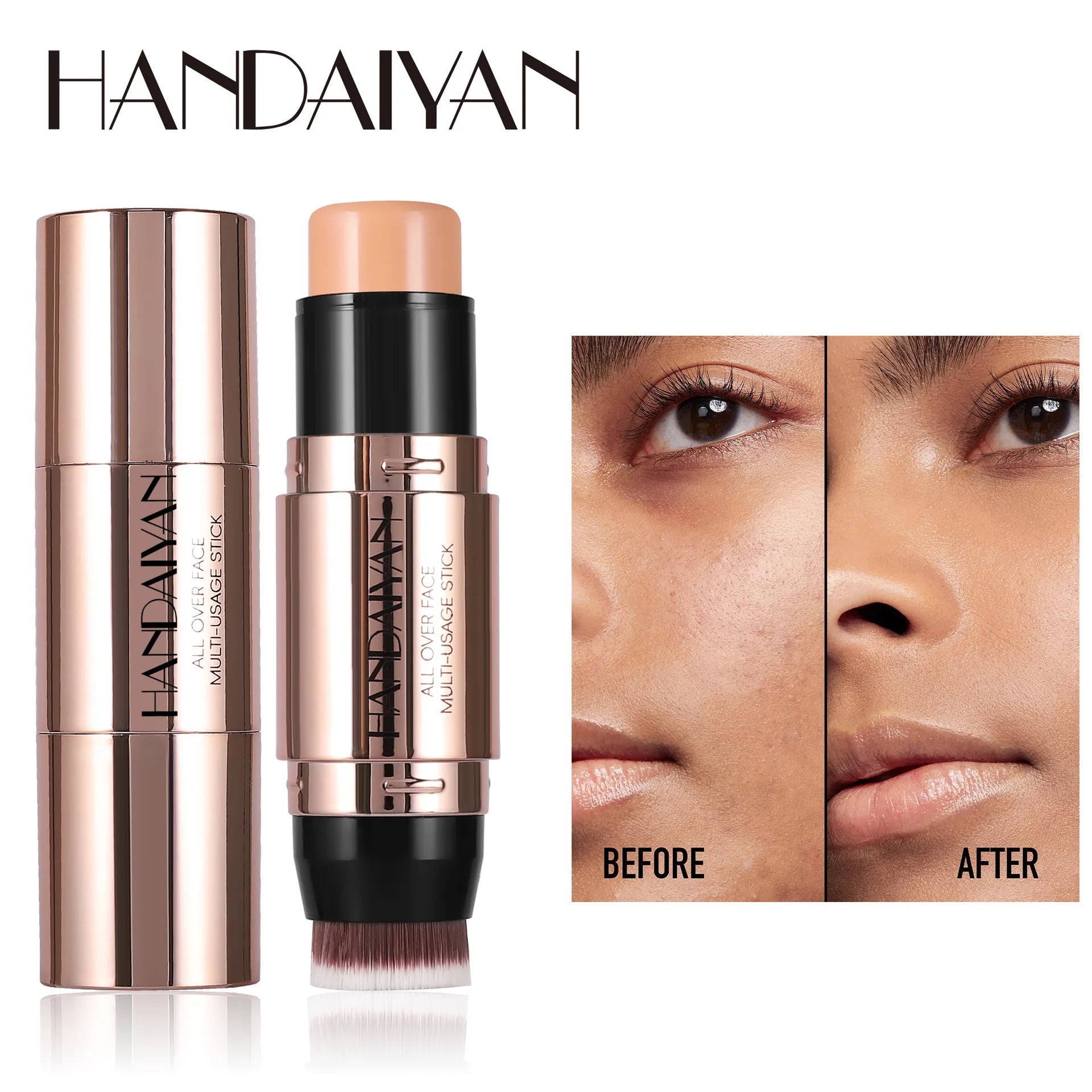 Double Head Highlighter Stick – Smooth & Natural Glow - Viva Bella