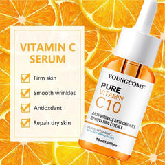 Vitamin C Facial Essence Hyaluronic Acid Dark Skin Brighten Serum Fade Fine Lines Moisturizing Repair Dull Serum Face Skin Care - Viva Bella