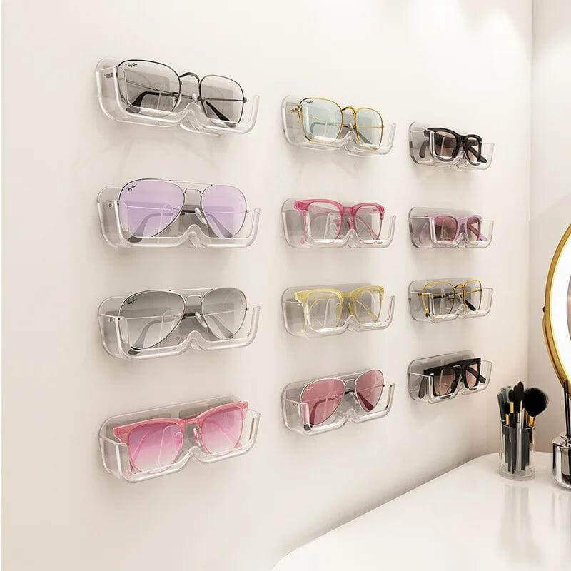 Wall-Mounted Glasses Display Cabinet - Sunglasses Organizer - Viva Bella