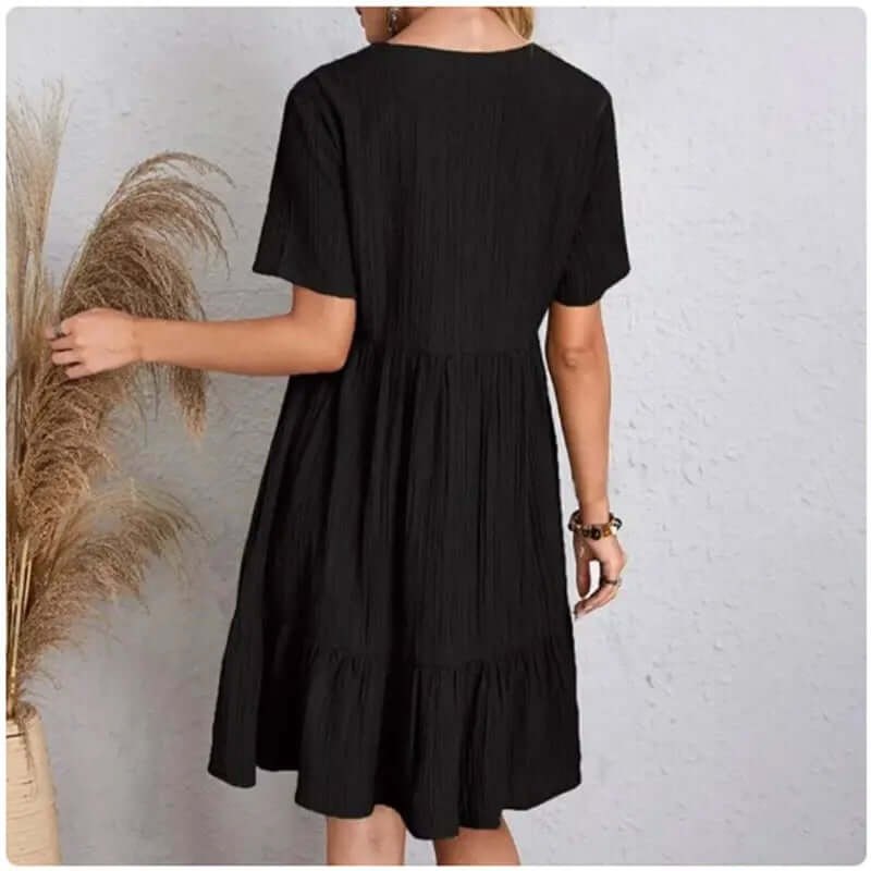 Women Summer Peplum Dress - Viva Bella