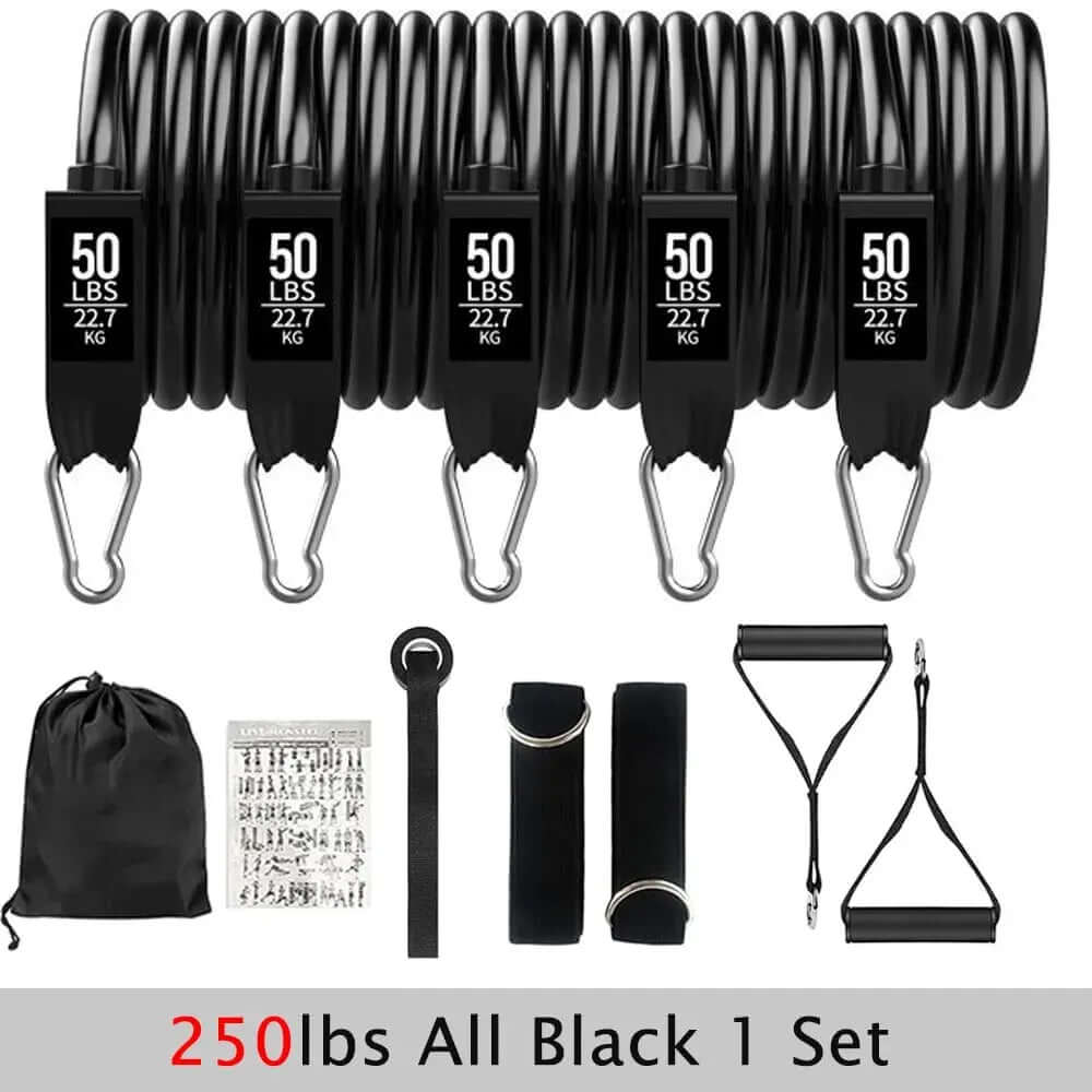 Resistance Bands Set Tension Pull Rope for Men Women Workout Exercise Bands for Fitness Home Gym Strength Training Equipment - Viva Bella