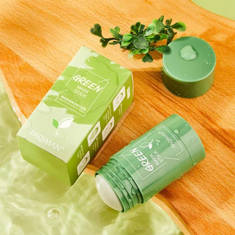 New Hot Green Tea Solid Cleansing Mask Dispel Acne Blemish Mark Remove Blackhead Acne Hydrating Moisturizing Deep Cleansing Mask - Viva Bella