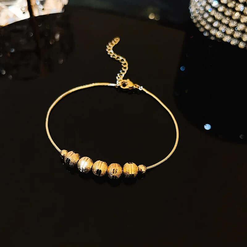 18K Gold Plated Rhinestone Bracelet – Square Zircon Adjustable Design - Viva Bella