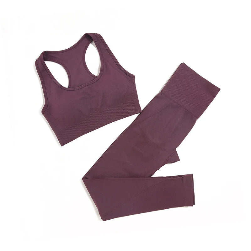 Essential Yoga Set – 2/3/4pc Seamless Gymwear