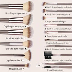 3-20PCS Makeup Brushes Set - Viva Bella