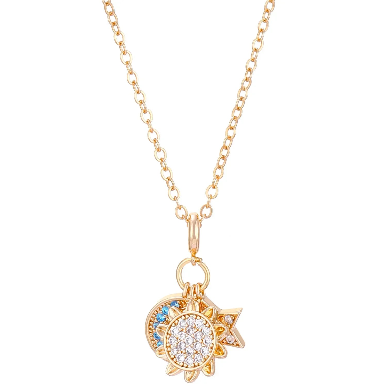 Sparkling Moon Sun Star Ring - Viva Bella