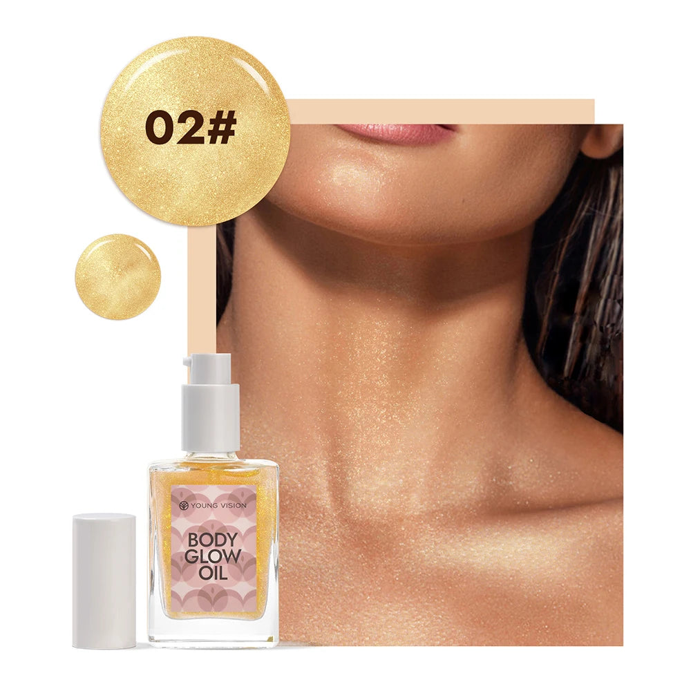 Glow Up Body Oil – Lightweight Luminous Shimmer