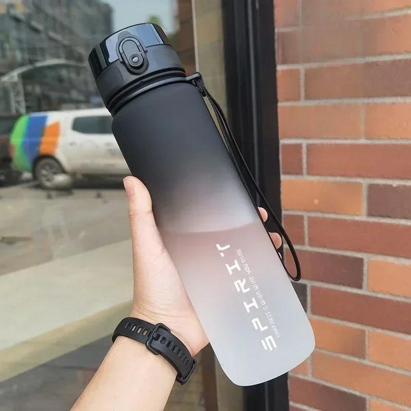 1 Liter Large Capacity Sports Water Bottle Leak Proof Colorful Plastic Cup Drinking Outdoor Travel Portable Gym Fitness Jugs - Viva Bella
