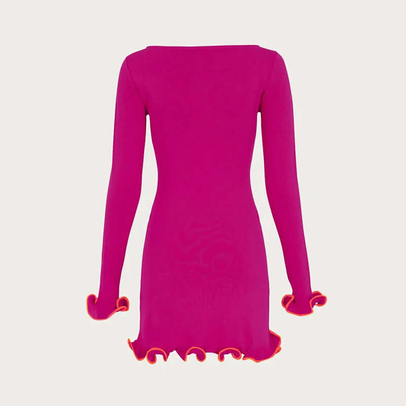 Knitted Mini Dress – Slim Fit Party Wear - Viva Bella