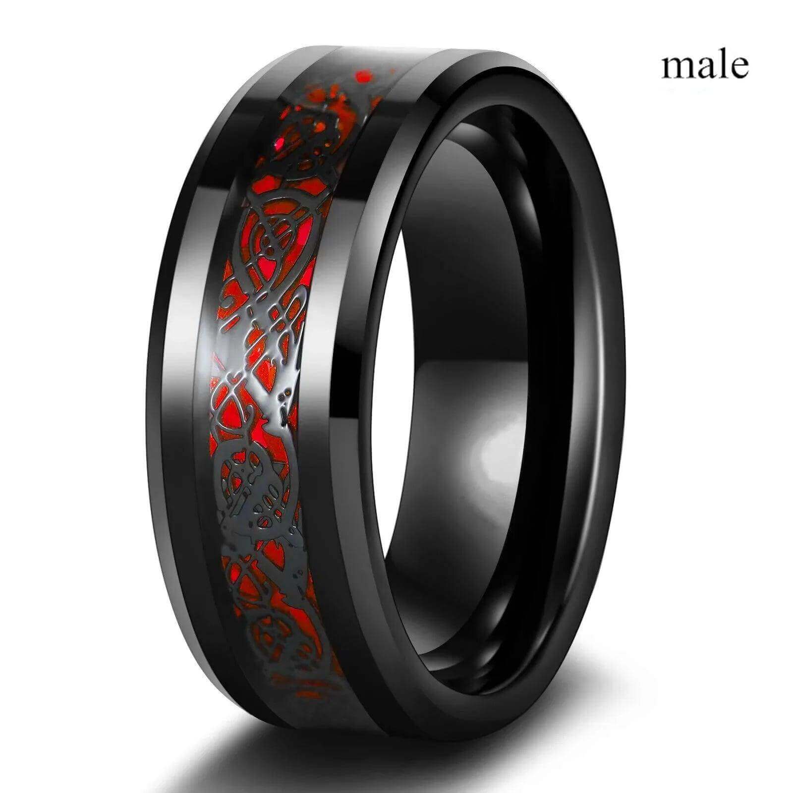 Couple Rings Set – Zirconia & Stainless Steel Wedding Jewelry - Viva Bella