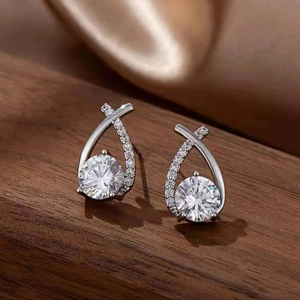 Fashion Cross Stud Earrings For Women - Viva Bella