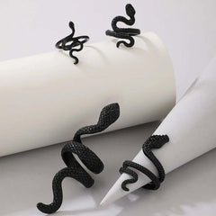 Vintage Long Snake Ring Set For Women - Viva Bella