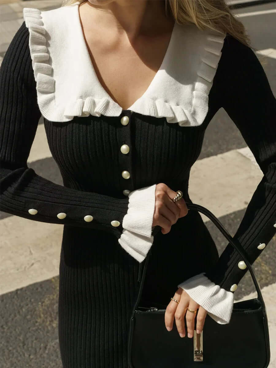 High Waist Ruffled Maxi Dresses - Viva Bella