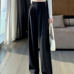 High-Waist Wide-Leg Pants – Elegant & Versatile - Viva Bella