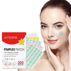 200pcs Star Acne Pimple Patches Colorful Breathable Removal Pimple Absorb Secretions Anti Infection Concealer Makeup Skin Care - Viva Bella