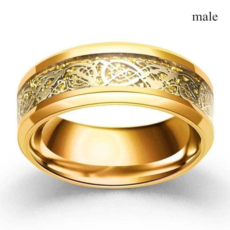 Couple Rings Set – Zirconia & Stainless Steel Wedding Jewelry - Viva Bella