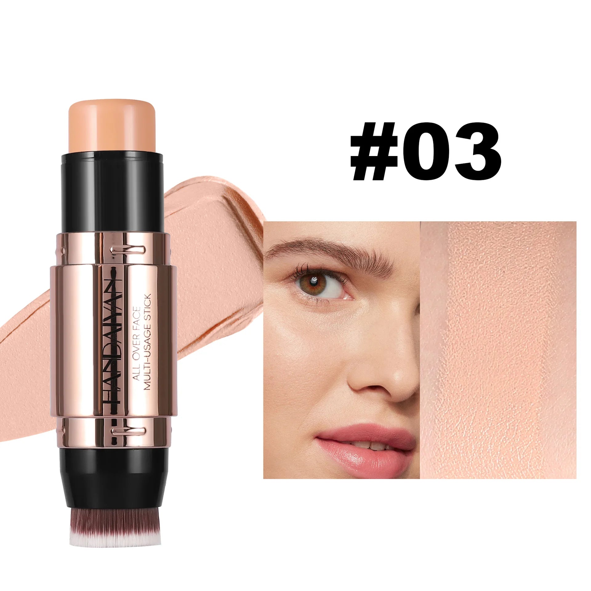 Double Head Highlighter Stick – Smooth & Natural Glow - Viva Bella