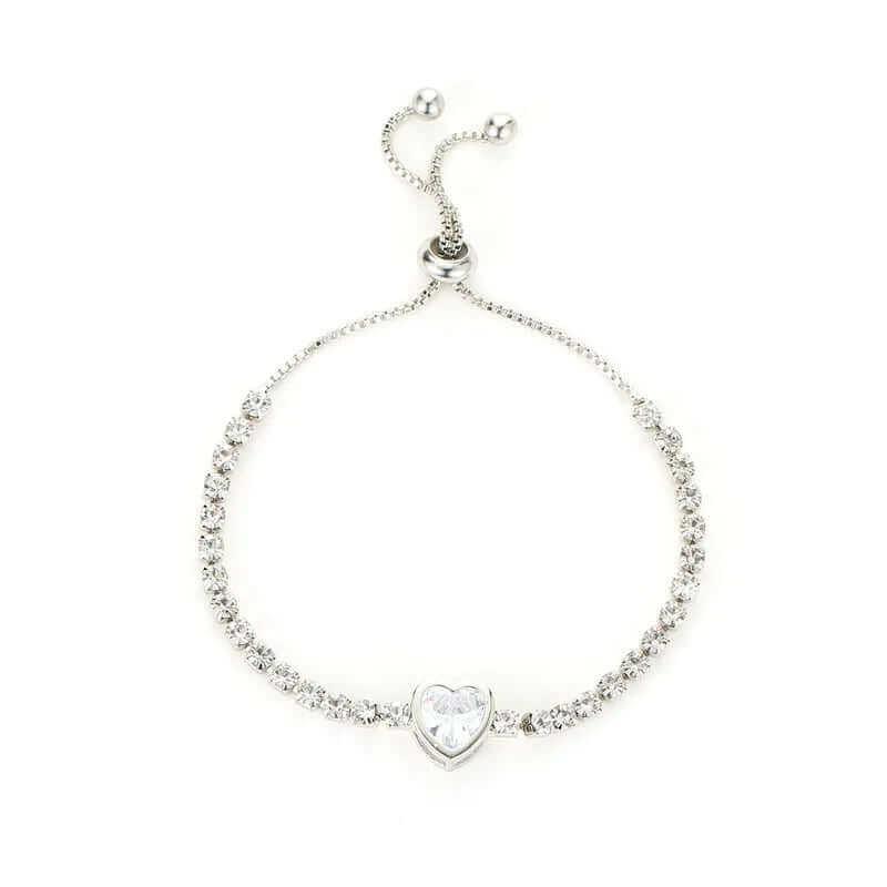 18K Gold Plated Rhinestone Bracelet – Square Zircon Adjustable Design - Viva Bella