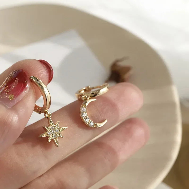 Sparkling Moon Sun Star Ring - Viva Bella