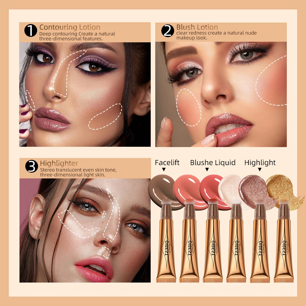 QIBEST Cushion Contour – Soft Glow Liquid Blush