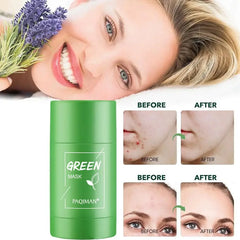 New Hot Green Tea Solid Cleansing Mask Dispel Acne Blemish Mark Remove Blackhead Acne Hydrating Moisturizing Deep Cleansing Mask - Viva Bella