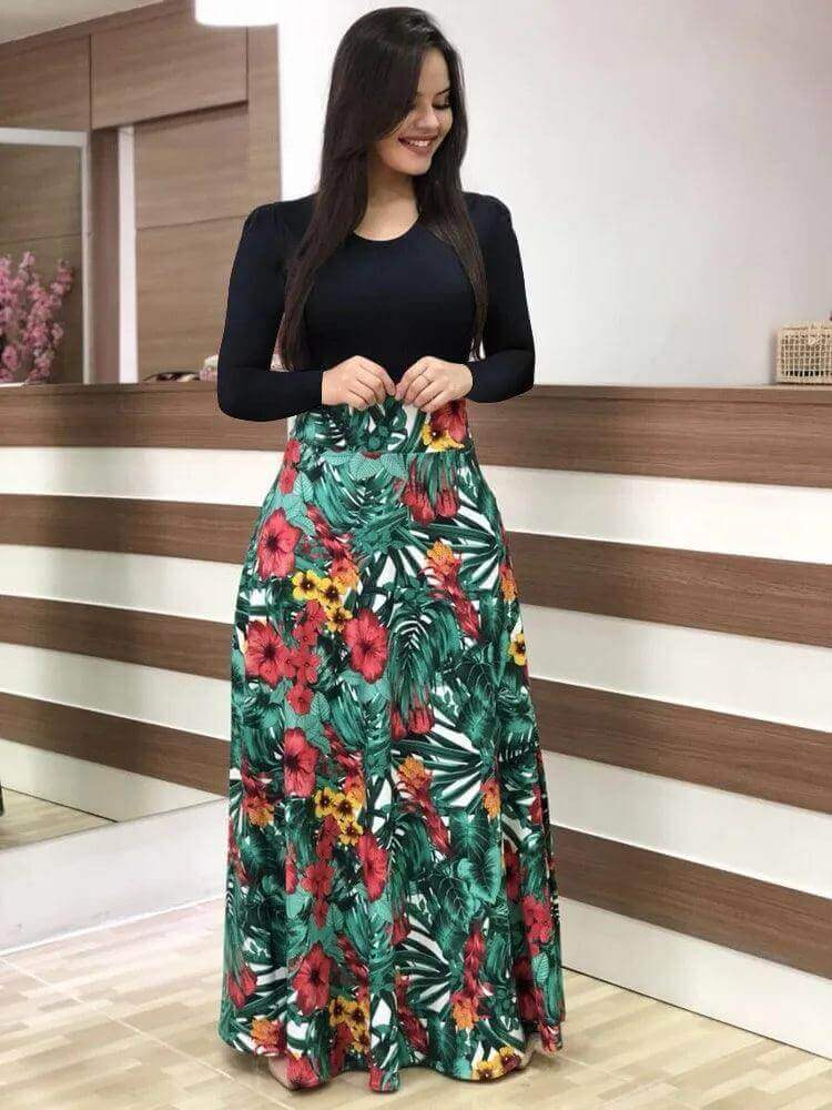 Floral Print Swing Dress – Summer Style for Effortless Elegance - Viva Bella