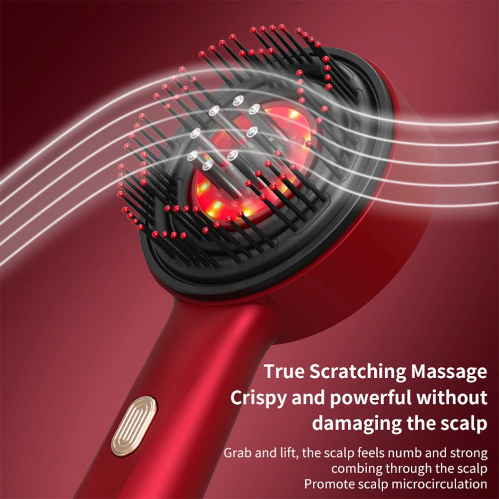 Scalp Massager Comb – Electric Oil & Hair Growth Tool