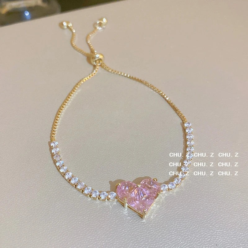 Fashion Droplet Shape Zircon Bracelet - Viva Bella