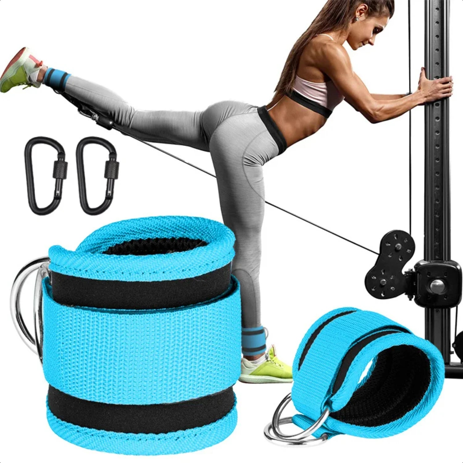 Ankle Straps Resistance Bands Set - Viva Bella