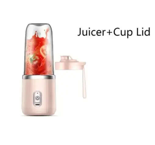 Portable Juicer Blender 400ml Electric Fruit Juicer USB Charging Lemon Orange Fruit Juicing Cup Smoothie Blender Machine 2cups - Viva Bella