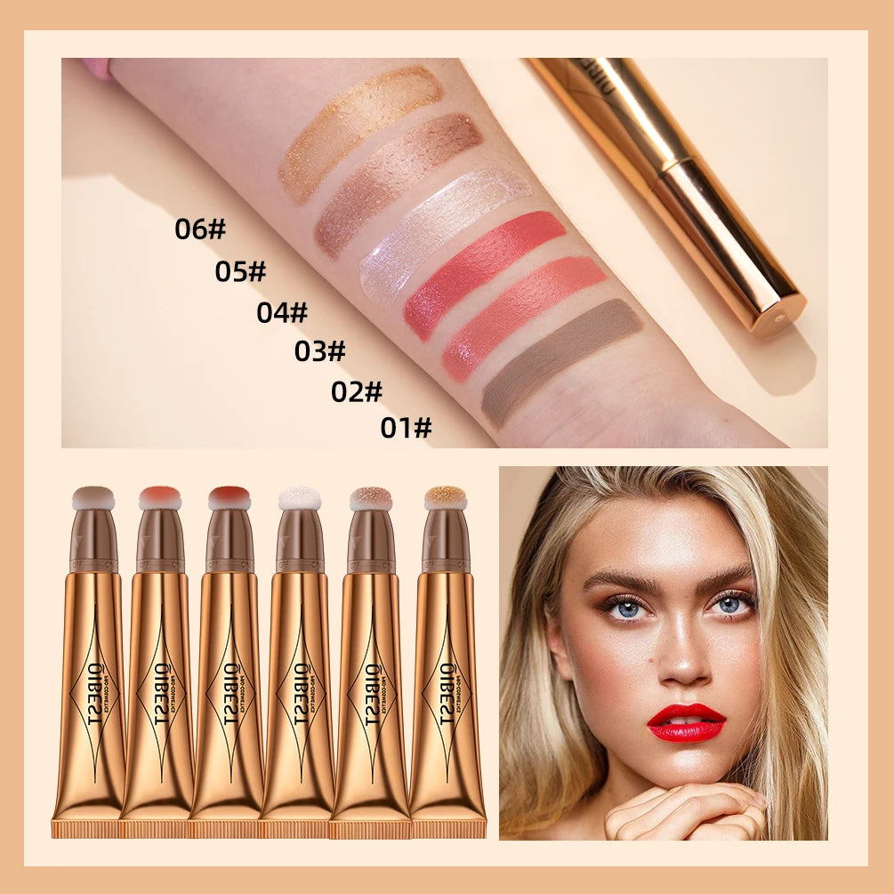 QIBEST Cushion Contour – Soft Glow Liquid Blush