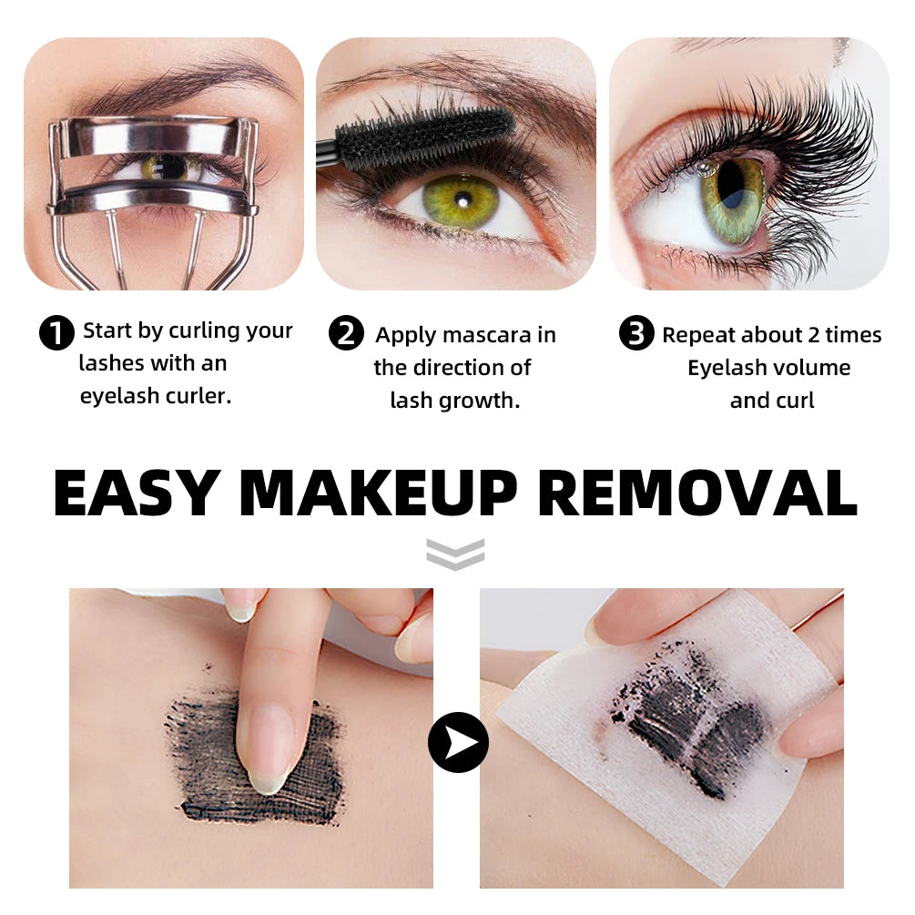 Ultra Volume Waterproof Mascara – 4D Silk Fiber Formula - Viva Bella