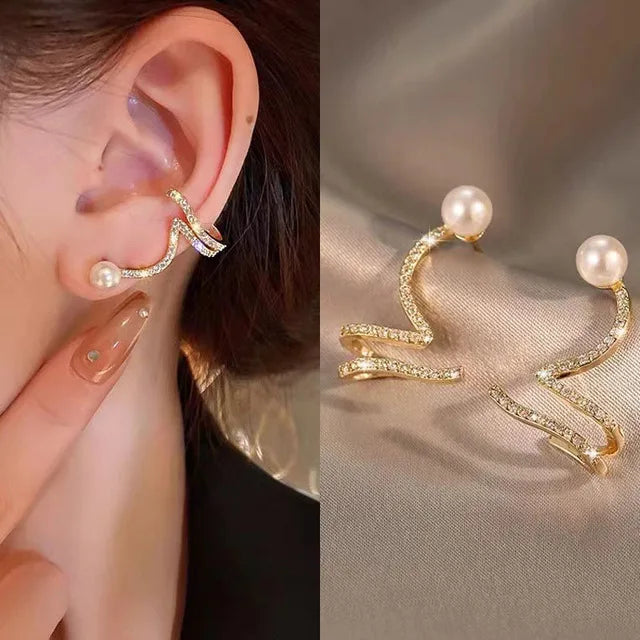 Zircon Flower Crystal Earrings - Viva Bella