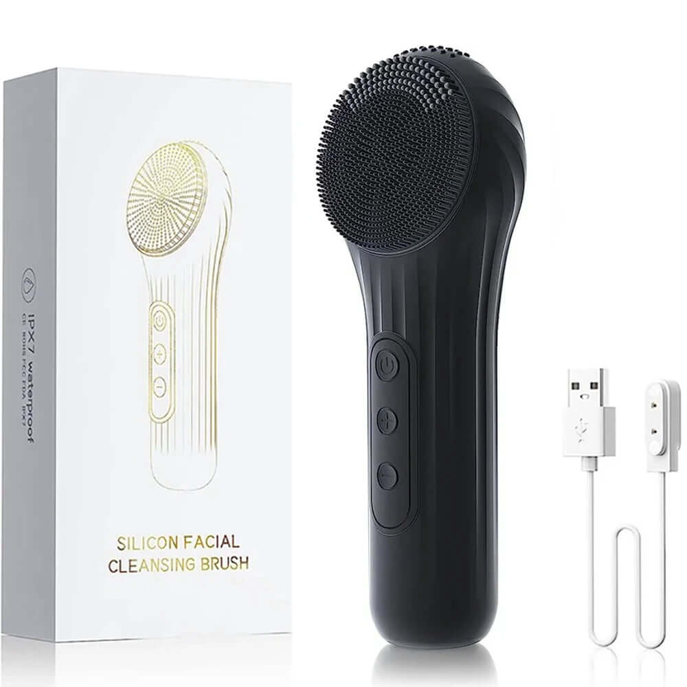 Sonic Waterproof Facial Cleansing Brush - Viva Bella