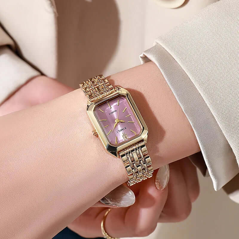 Stainless Steel Strap Watch - Viva Bella
